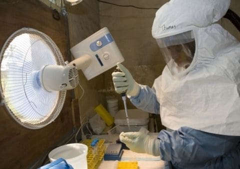 ГЛ Эбола работа в лаборатории